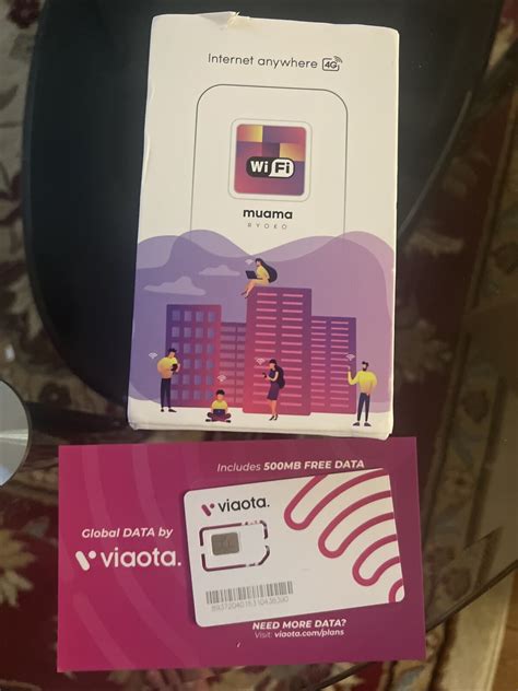 Your Ryoko device already comes with Viaota sim card inside. . Muama ryoko sim card